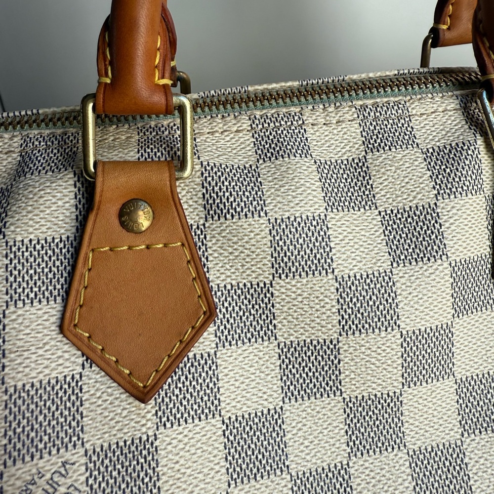 Louis Vuitton Speedy 30 Azur Damier - Picture 7 of 11